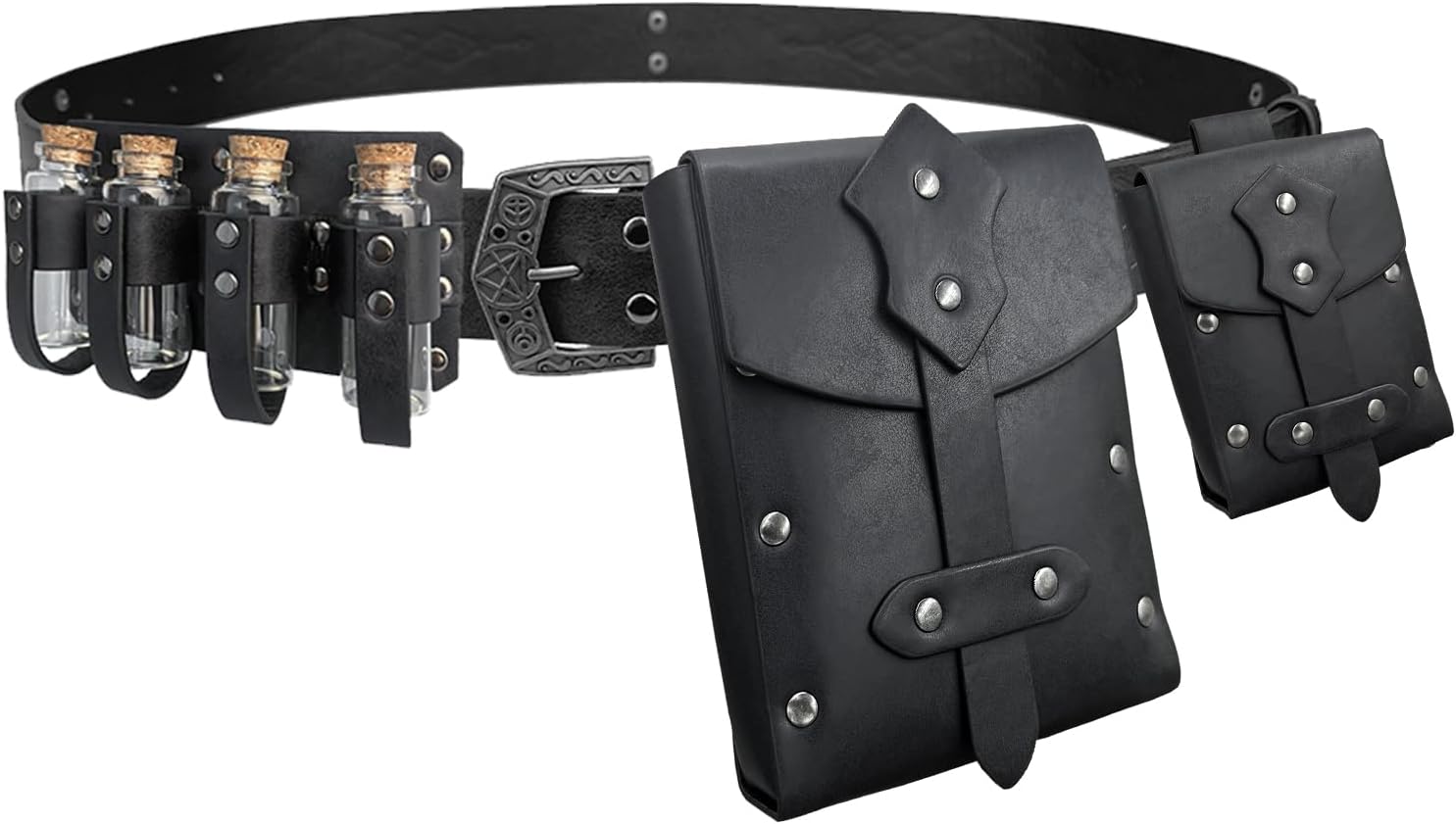 Medieval Alchemy Belt Waist Pack Combo for Cosplay Enthusiasts