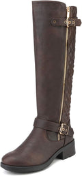 DREAM PAIRS Women's Wide Calf Knee High Riding Boots - Warm