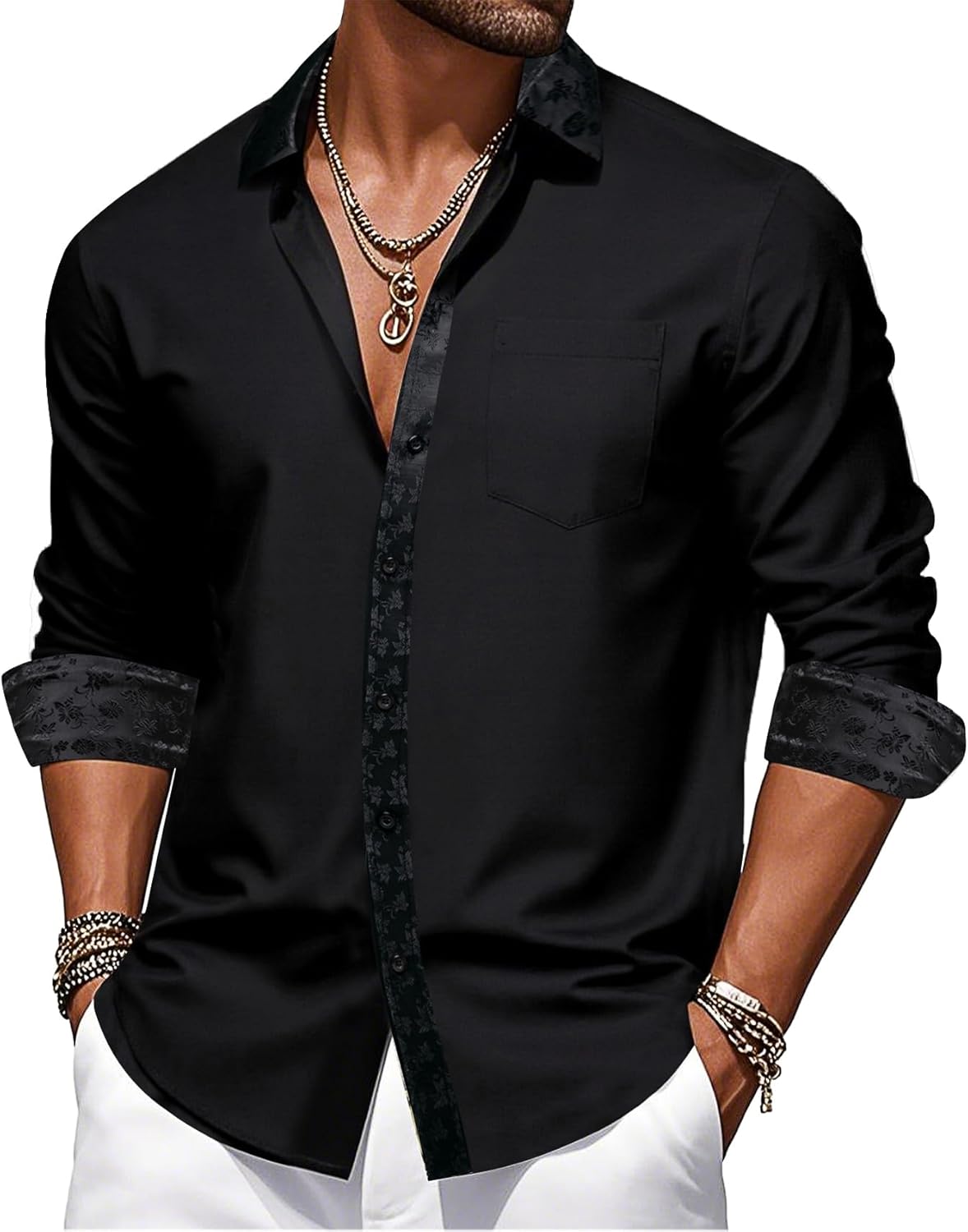 Stylish Barry.Wang Mens Dress Shirts for Every Occasion