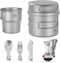 Ultra-Light Titanium Cookware Set for Outdoor Adventures