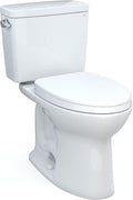 TOTO Drake Two-Piece Elongated 1.28 GPF Toilet - Efficient and Clean