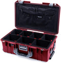 Pelican Oxblood 1535 Case with TrekPak Dividers - Carry On Ready