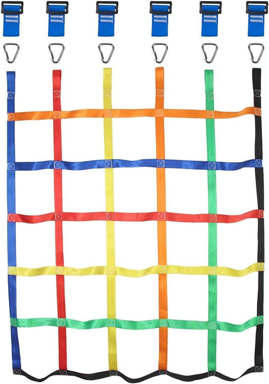 Kids Climbing Cargo Net - Ninja Warrior Fun!