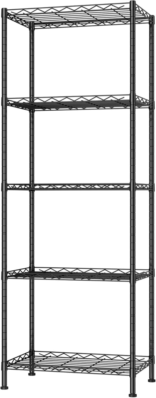 Adjustable Wire Shelving Unit for Kitchen and Closet Storage