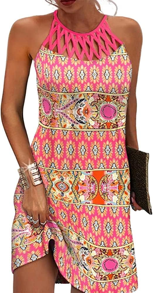 BIRW Summer Dresses for Women with Pockets for Beach Fun