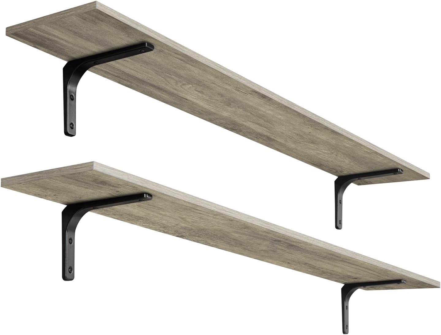 DINZI LVJ Long Wall Shelves Set of 2 for Extra Storage