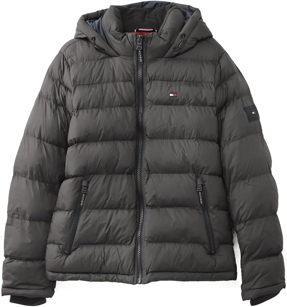 Tommy Hilfiger Men's Hooded Puffer Jacket for Ultimate Warmth