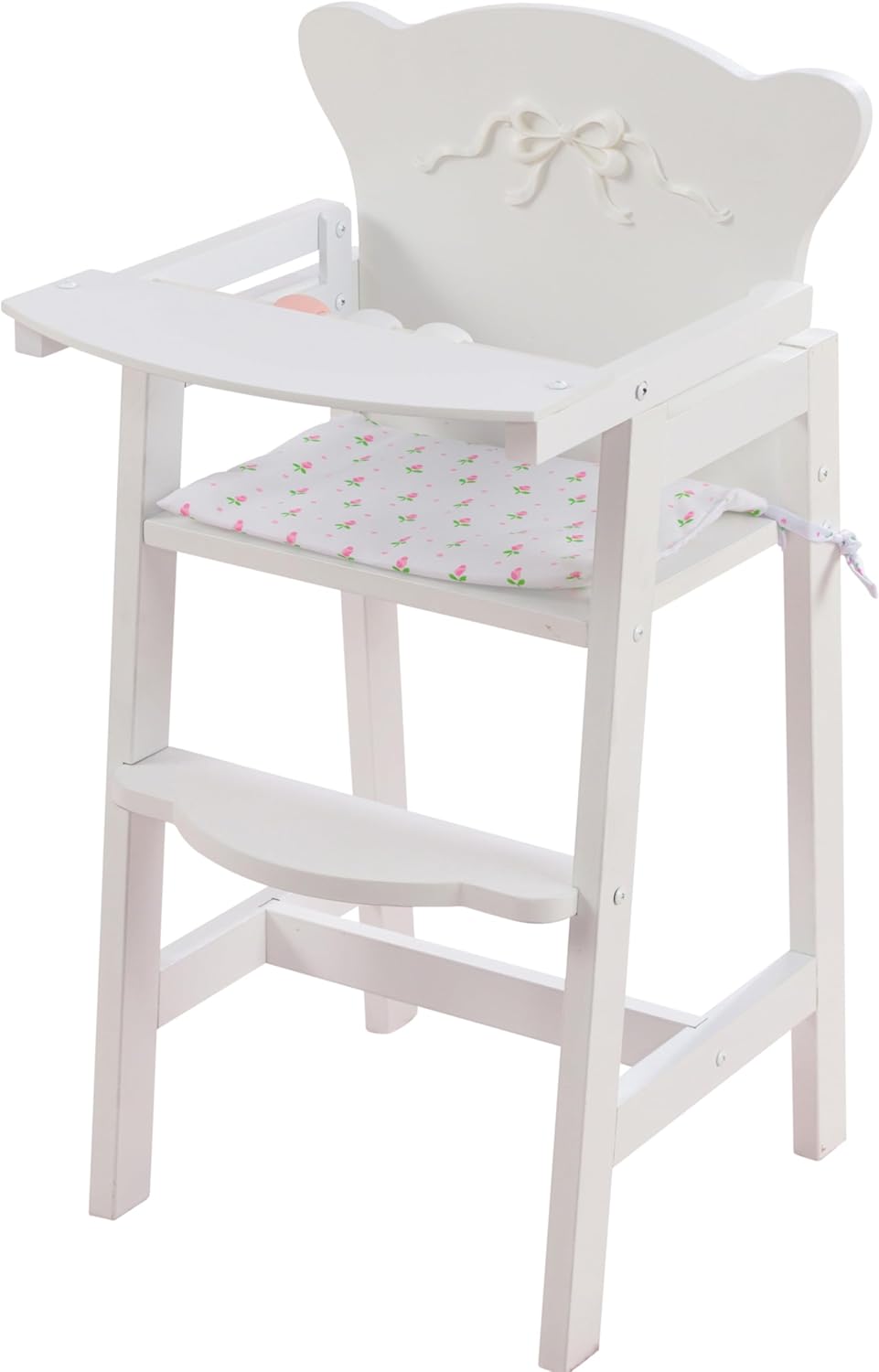 KidKraft Lil Doll High Chair - Elegant White Design