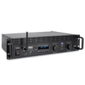 Pyle 2-Channel Bluetooth Power Amplifier - 2000W Bridgeable Pro Audio