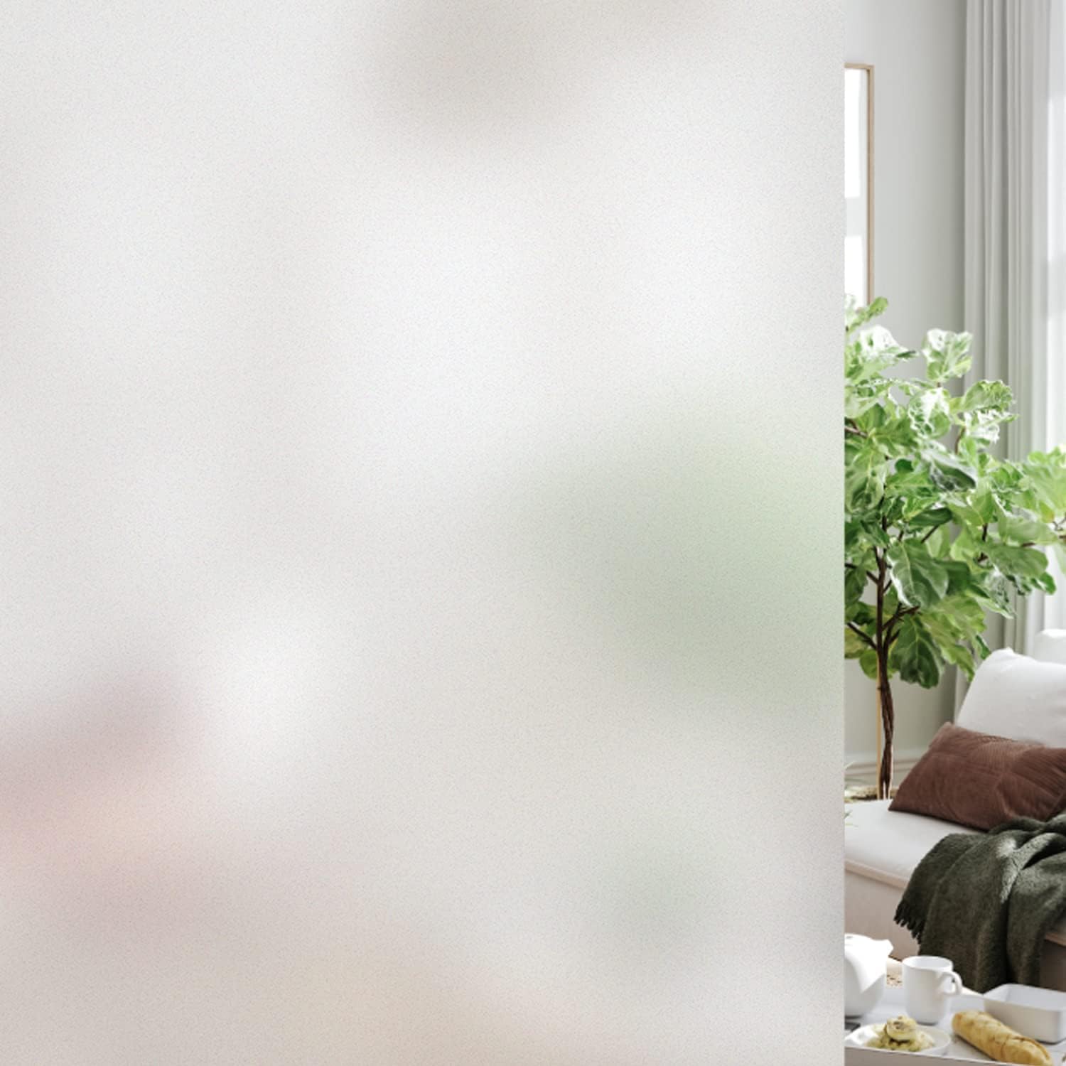 HIDBEA Frosted Window Privacy Film for Home and Office Use