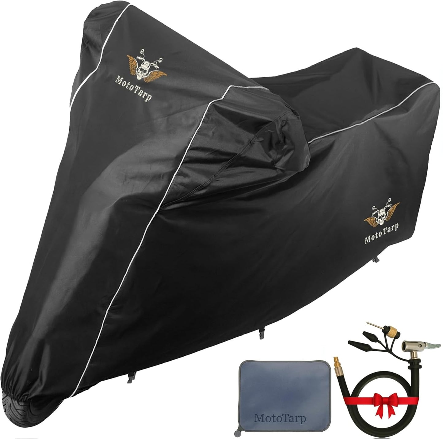 600D Heavy Duty Motorcycle Cover: Waterproof Protection & More