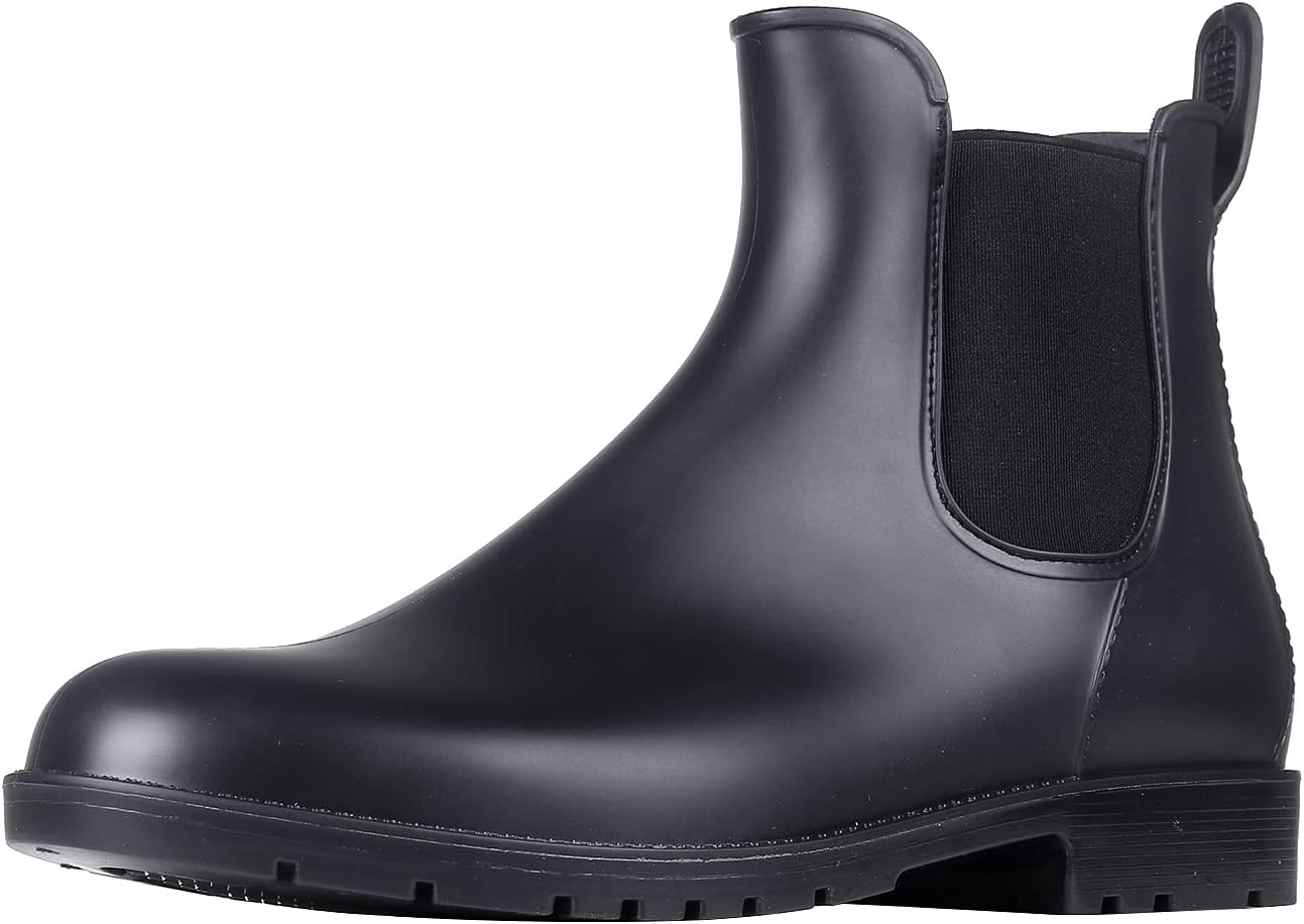 Stylish Waterproof Chelsea Ankle Rain Boots for Women