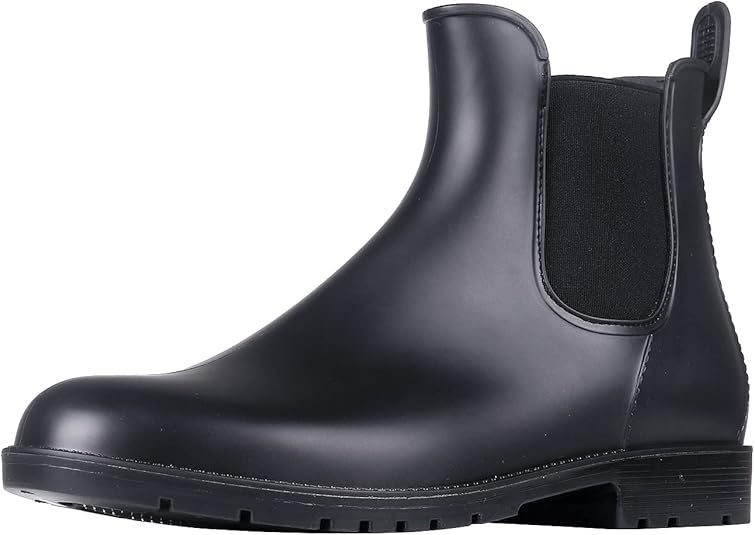 Asgard Women's Ankle Rain Boots - Stylish Waterproof Chelsea Boots