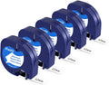 5-Pack White Label Maker Tape Replacement