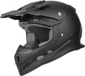 GLX GX23 Dirt Bike Motocross Helmet - Matte Black X-Large