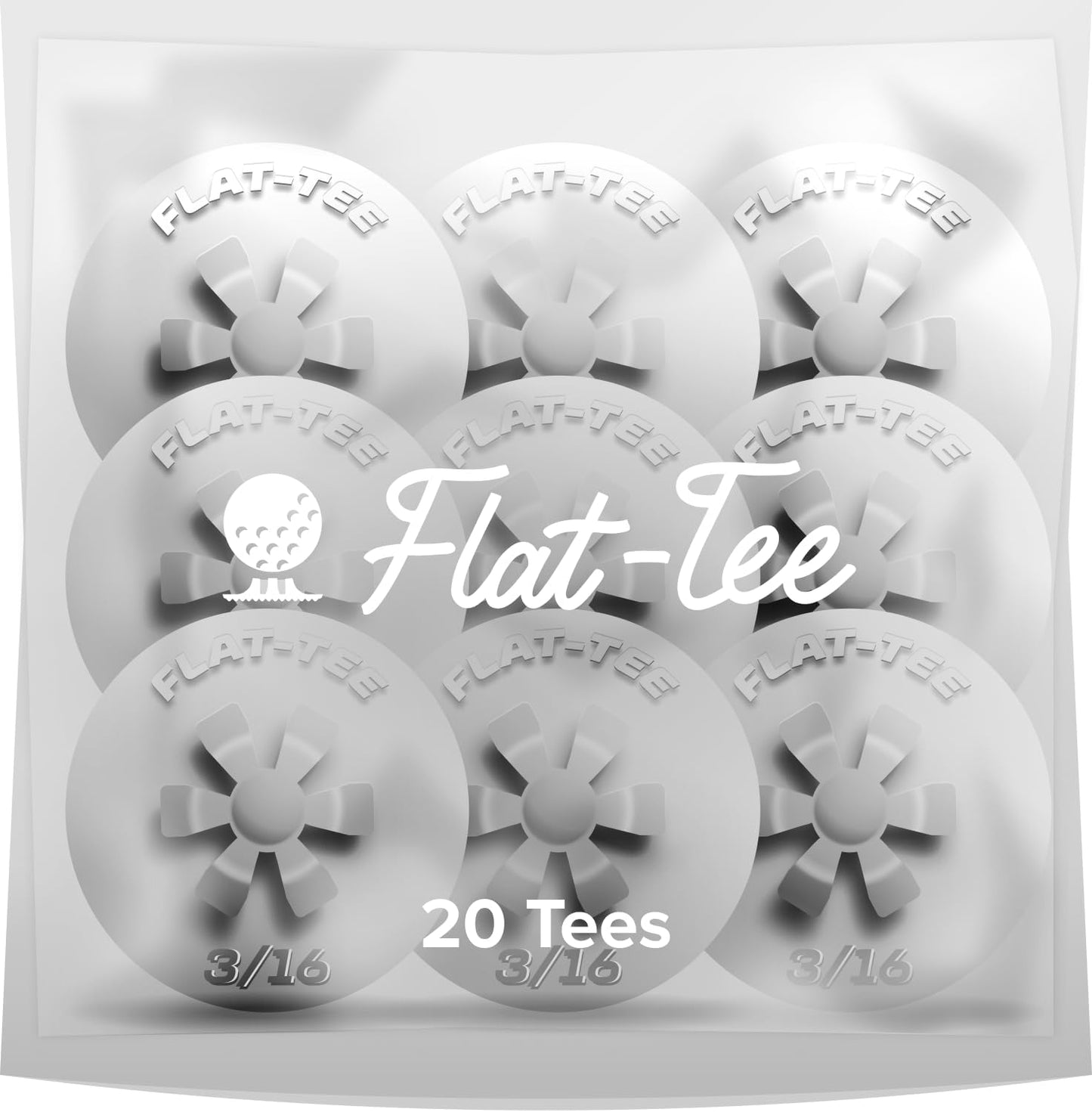 USGA Conforming Flat-Tee for Consistent Height
