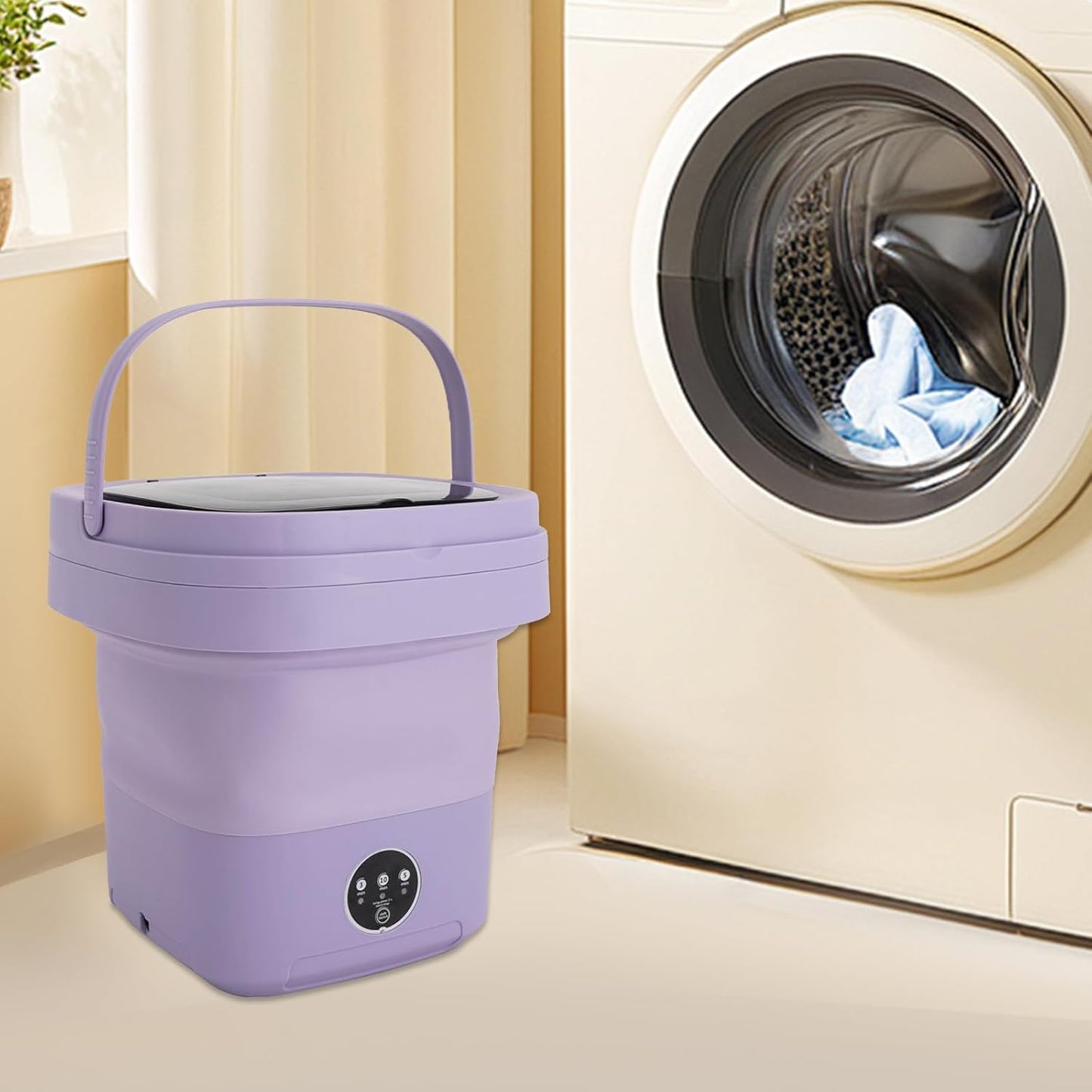 Portable Mini Washer & Spin Dryer for On-The-Go Laundry