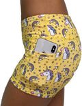 3 in Stretchy Active Fitness Yoga Running Shorts - Pockets & Moisture