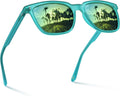 CARFIA Retro Acetate Polarized Sunglasses for Men - Classic Driving