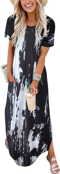 Easygoing Women's Summer Maxi Dress with T-Shirt Cut