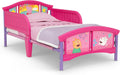 Delta Children Plastic Toddler Bed Peppa Pig - Safe Low Bed