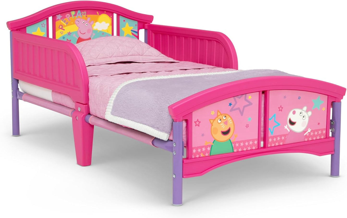 Delta Children Peppa Pig Toddler Bed for Safe Sleep Transition