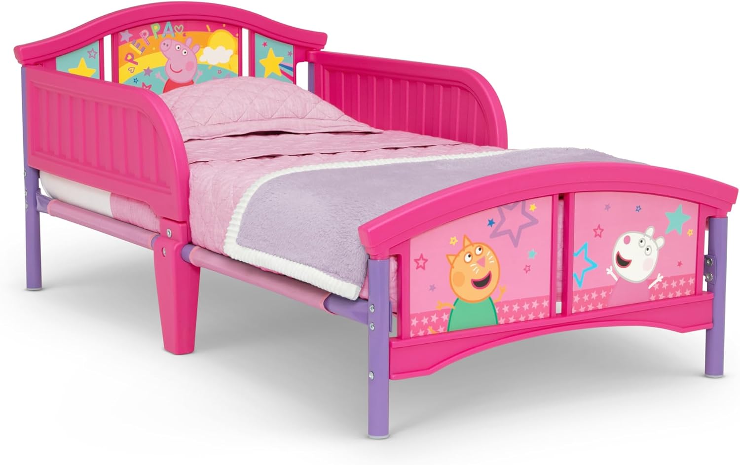 Delta Children Peppa Pig Toddler Bed for Safe Sleep Transition