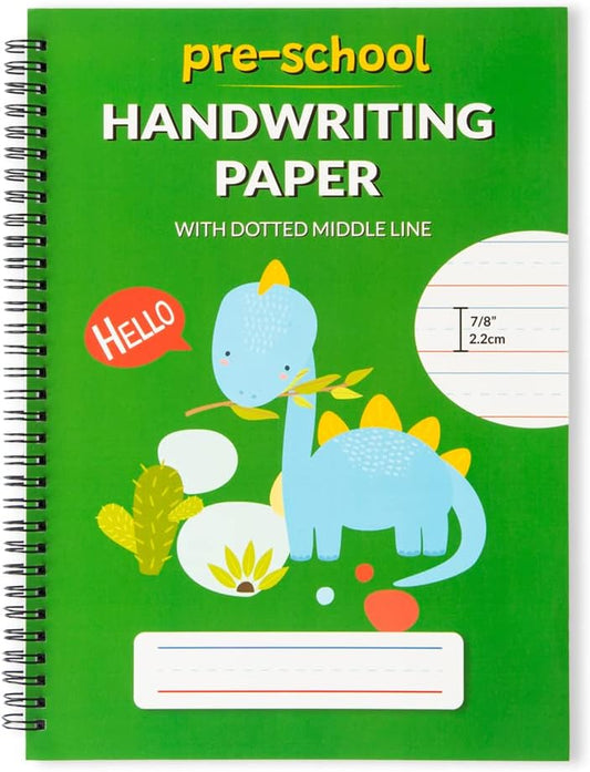 Preschool Handwriting Notebook - 100 Pages for Letter & Number Practice