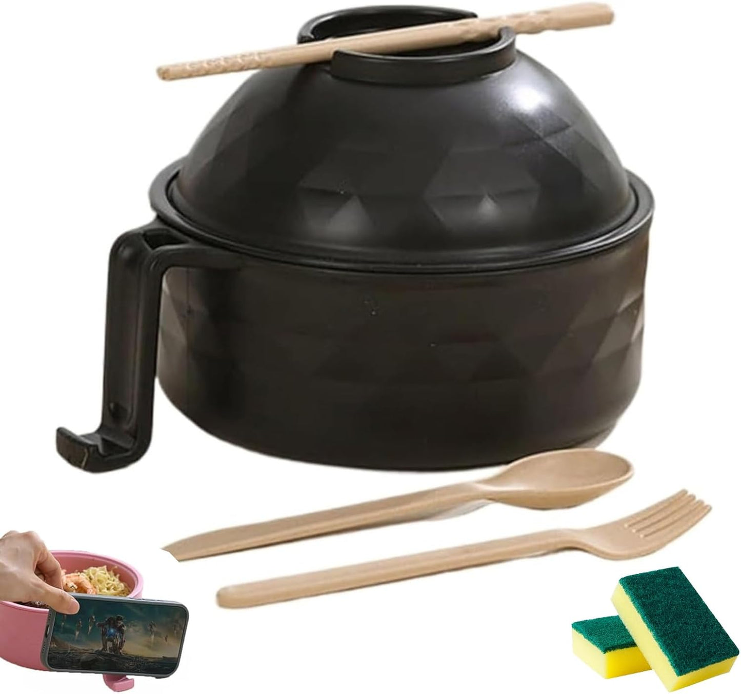 Quick Ramen Bowl Set - Dorm Room Must-Have!