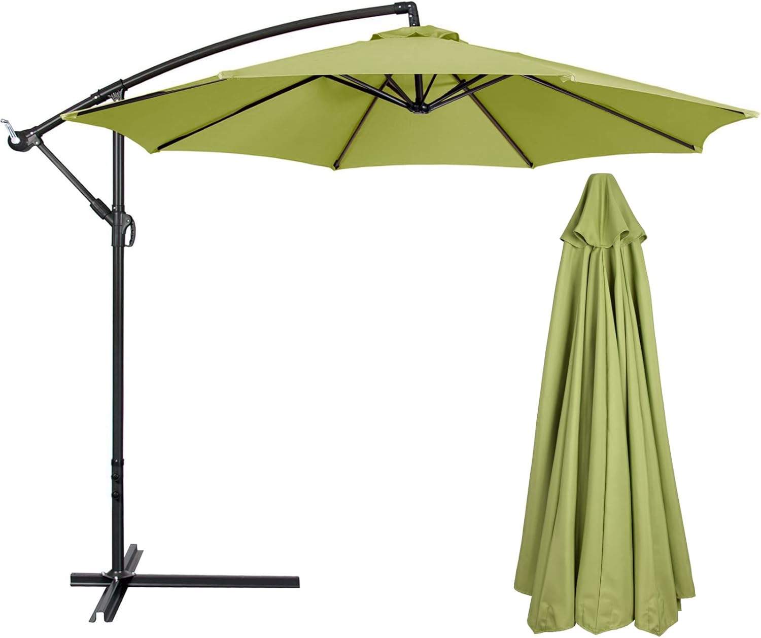 10 FT Replacement Umbrella Canopy for Outdoor Market Patio Use