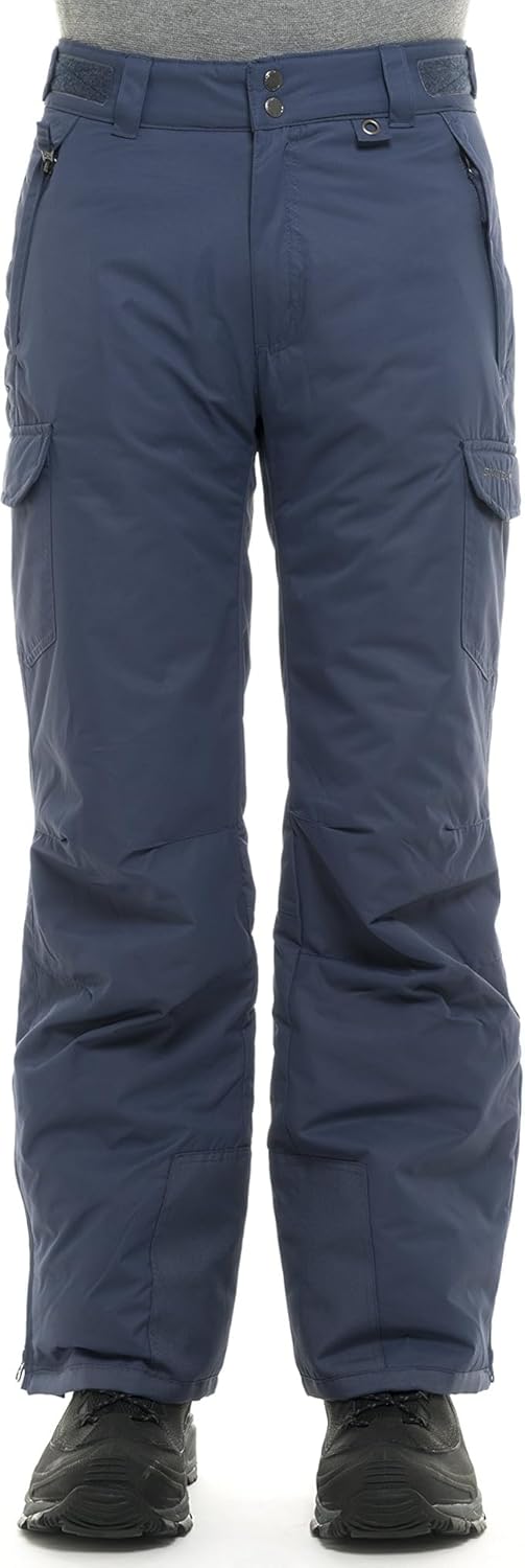 SkiGear mens Snow Sports Cargo Pants for Ultimate Warmth and Comfort