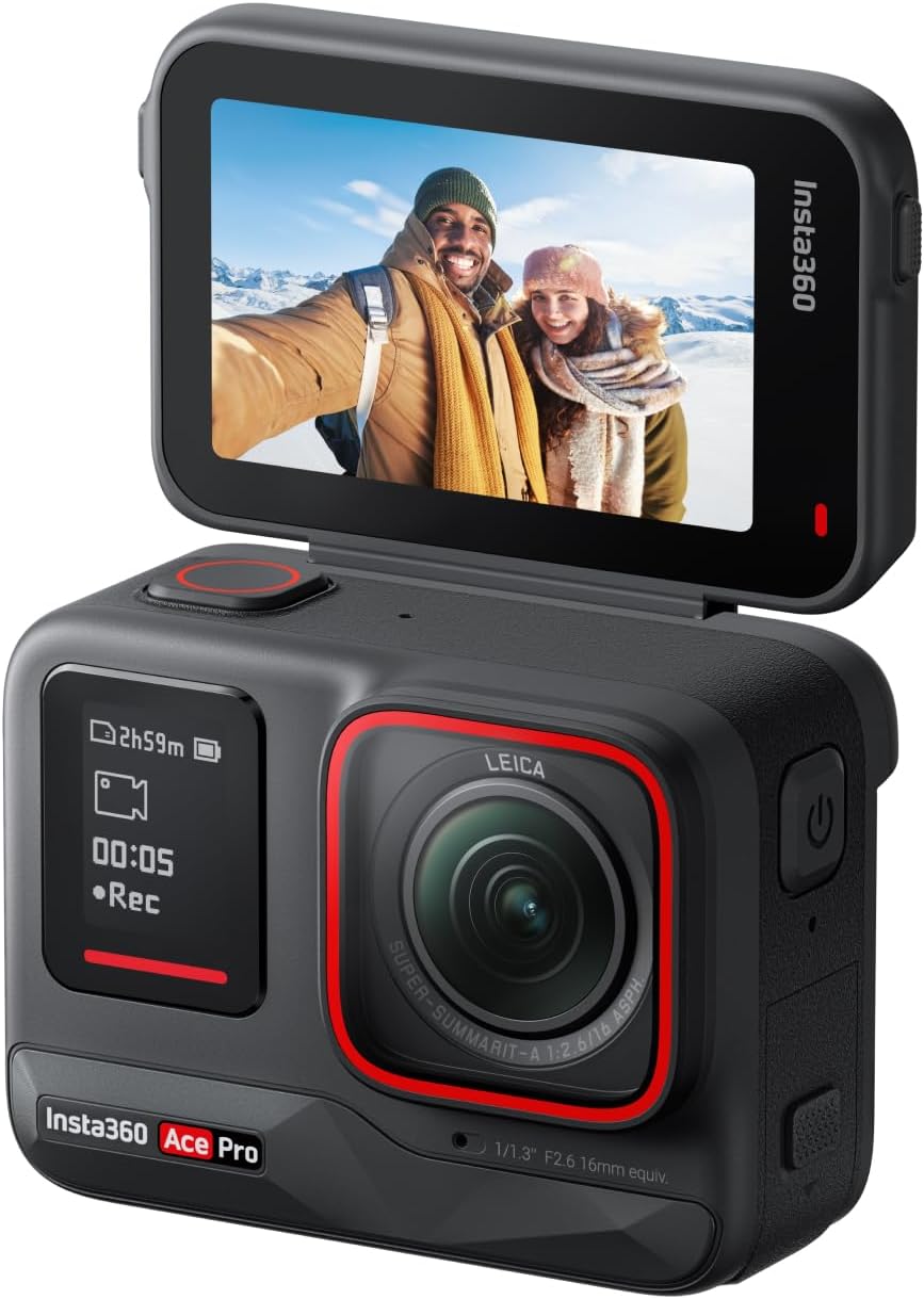 Insta360 Ace Pro - Leica-Engineered Waterproof Cam, Ultimate 4K120fps