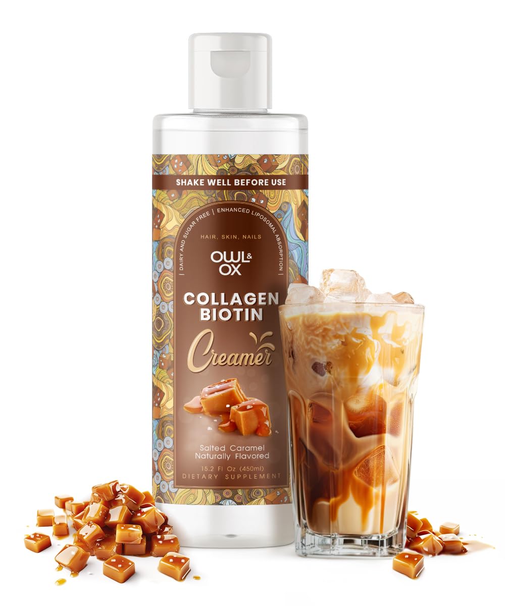 Biotin Infused Salted Caramel Creamer | Healthy Hair, Skin & Nails