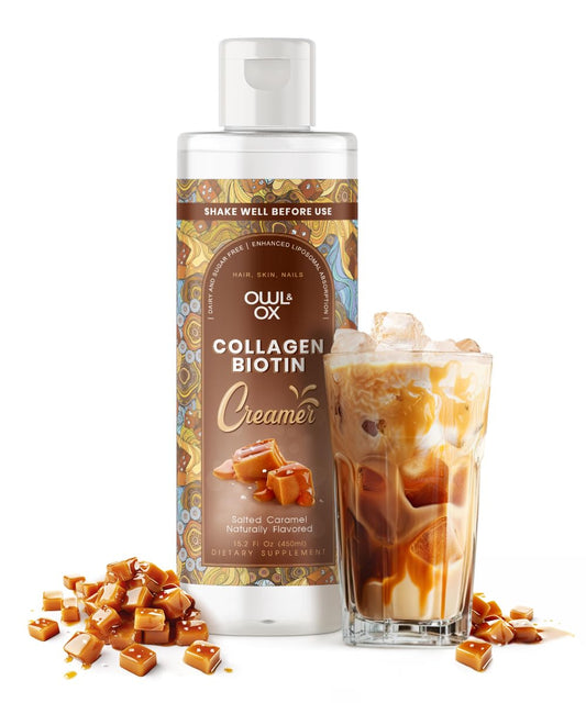 Biotin Infused Salted Caramel Creamer | Healthy Hair, Skin & Nails
