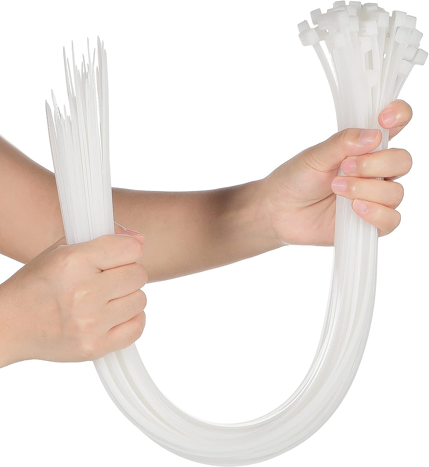 Industrial-Grade 24 Zip Ties for Securely Binding & Organizing - Shappy