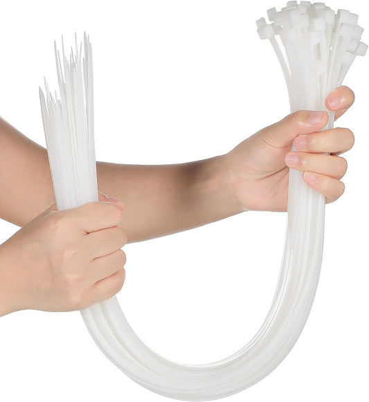 Industrial-Grade 24 Zip Ties for Securely Binding & Organizing - Shappy