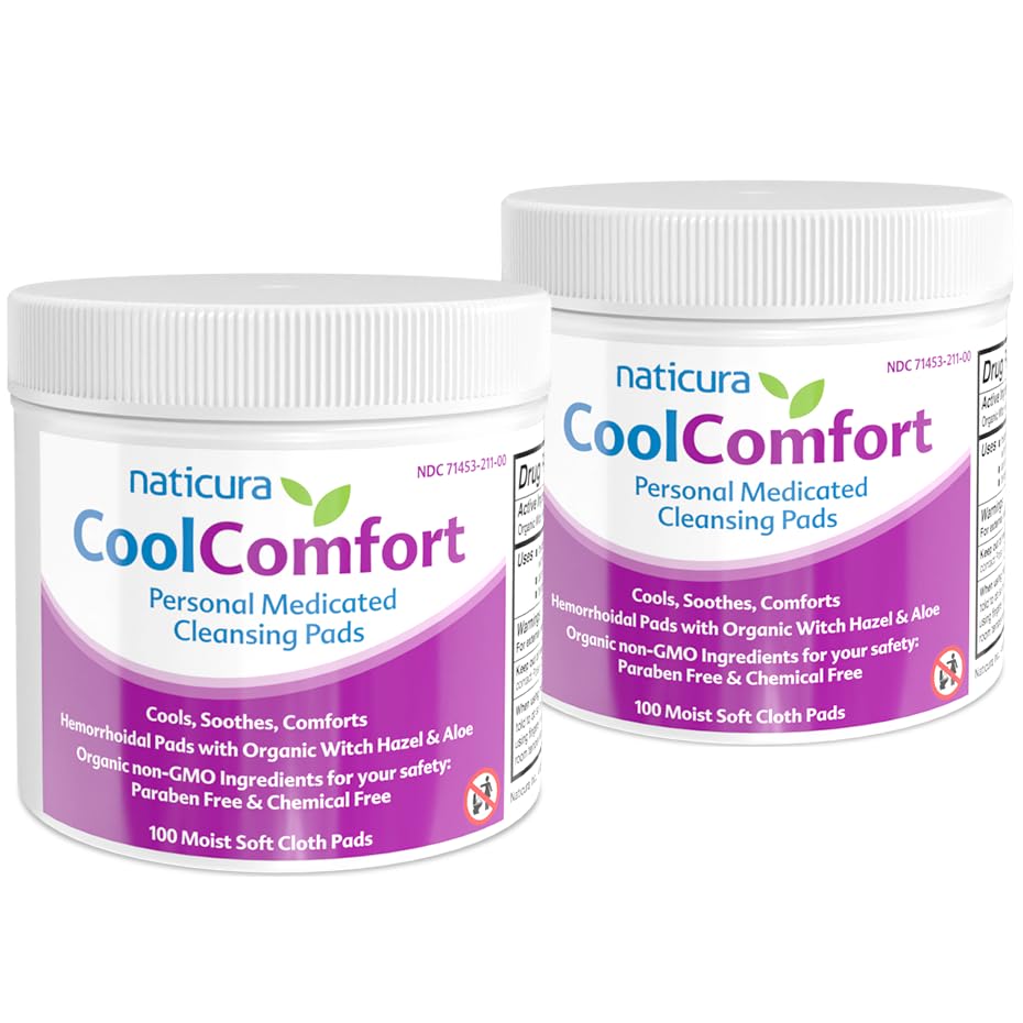 CoolComfort Personal Cleansing Pads for Fast Relief from Pain