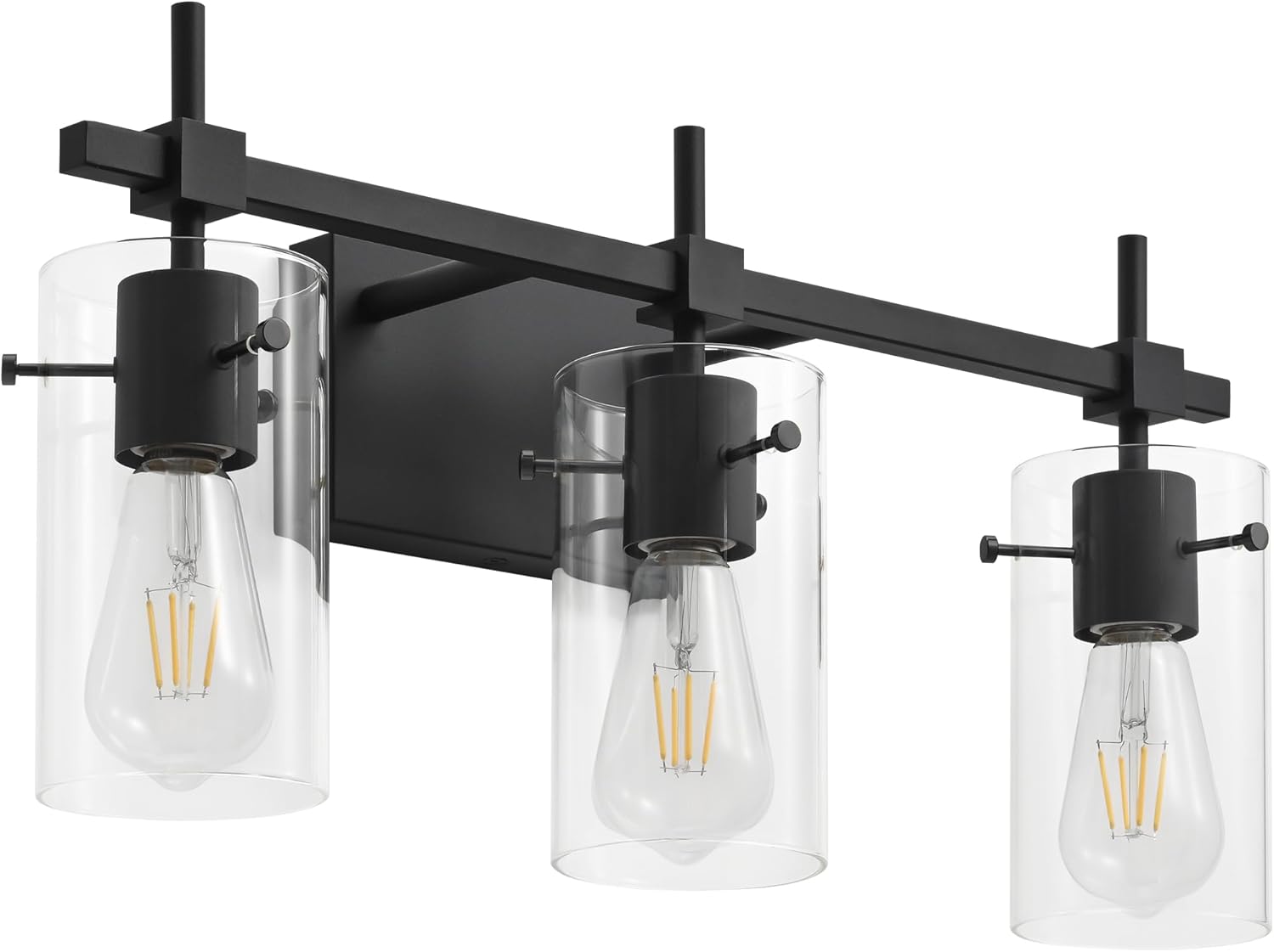 SOLFART 3 Lights Black Vanity Lights for Stylish Bathrooms