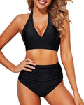 Tempt Me Women Two Piece High Waisted Bikini Set - Tummy Control Fit