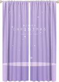 Christmas Barn Door Curtains Set - Darkening Drapes 42x63