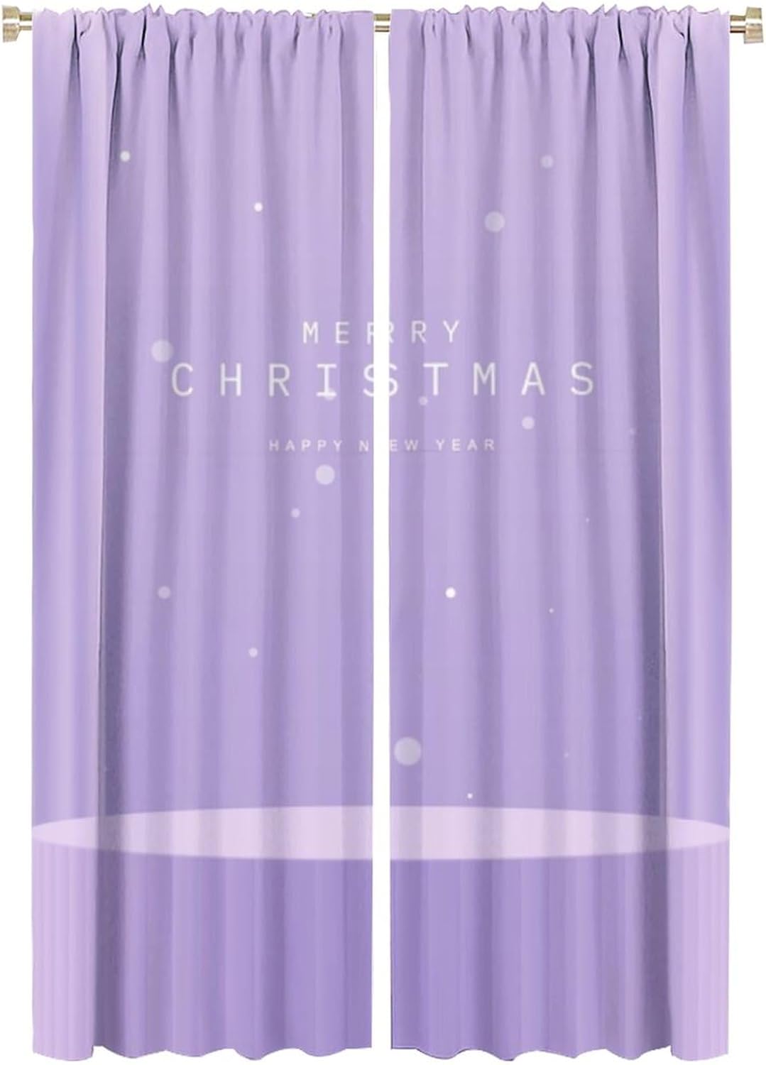 Christmas Barn Door Curtains Set - Darkening Drapes 42x63