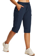 baleaf Women's 15 in Hiking Shorts Long Bernuda Cargo Below Knee
