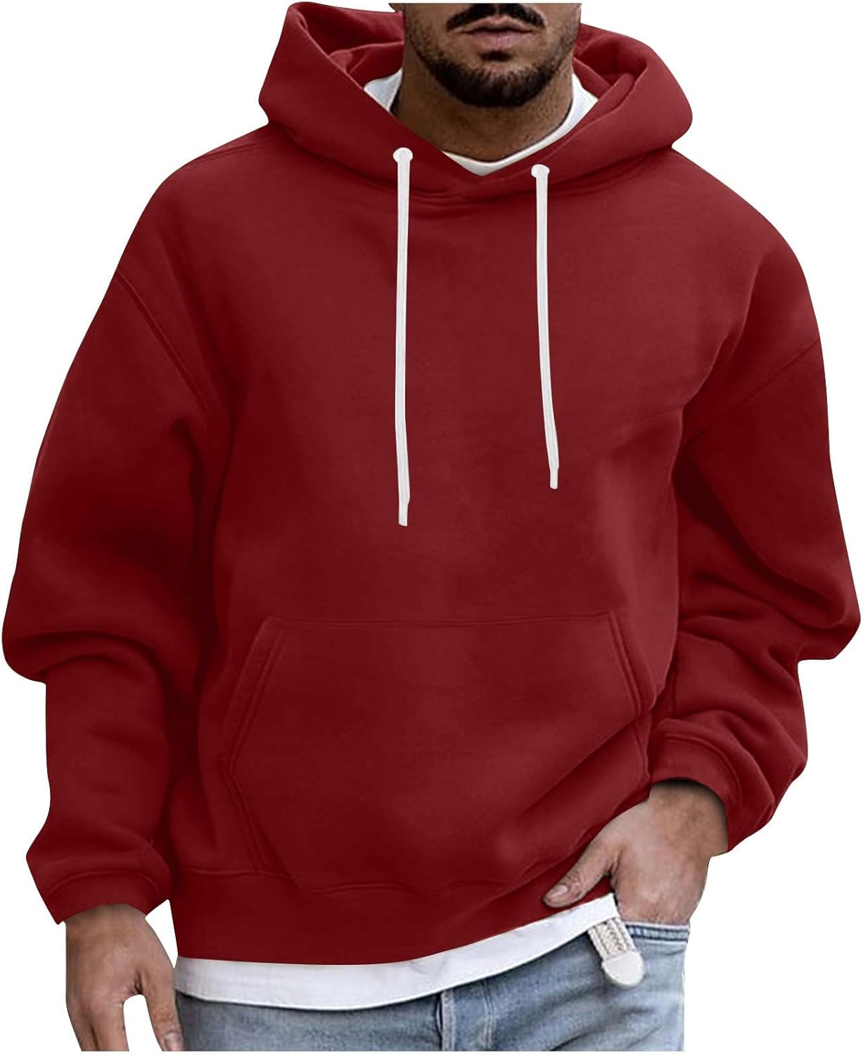 Big & Tall Graphic Hoodie for Muscular Men