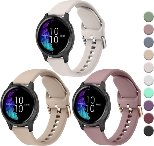 20mm Soft Silicone Band for Garmin Watches - Meliya