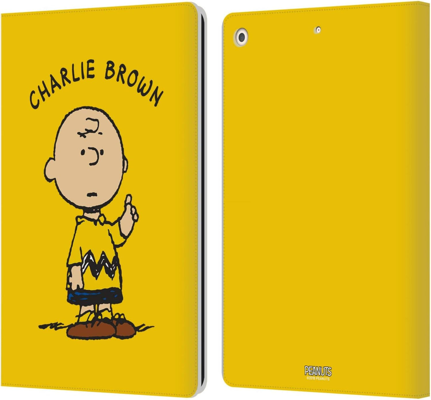 Peanuts Charlie Brown Leather Wallet Case for iPad 10.2 2019-2021