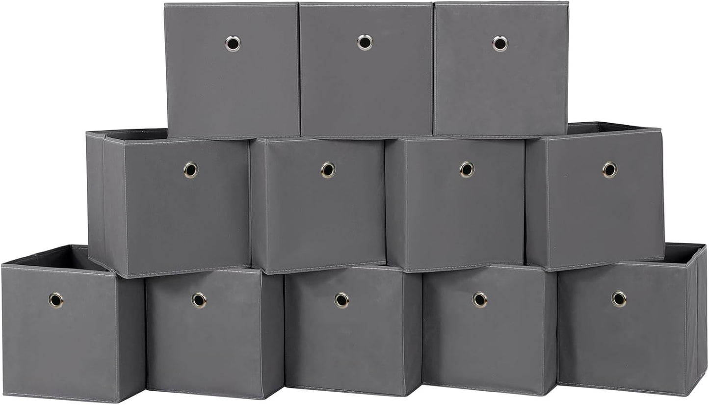Foldable Storage Cubes Bins for Home Organizer Set of 12