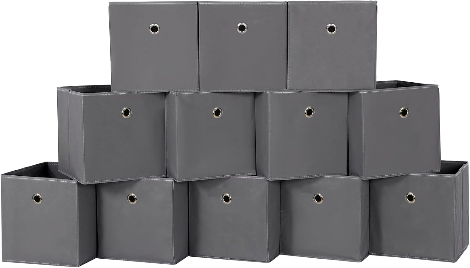 Foldable Storage Cubes Bins for Home Organizer Set of 12