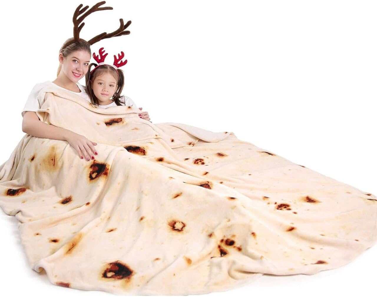 Mermaker Burrito Tortilla Taco Blanket for Fun and Comfort