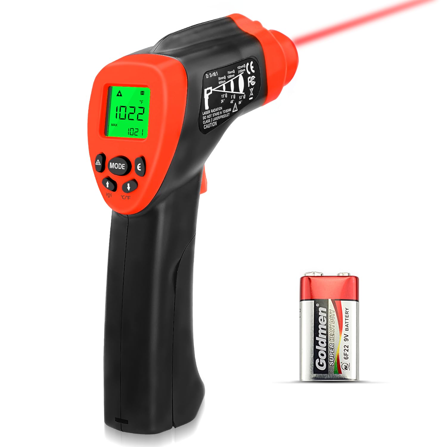 SURLABA Infrared Thermometer Gun: Precision Temperature Measure