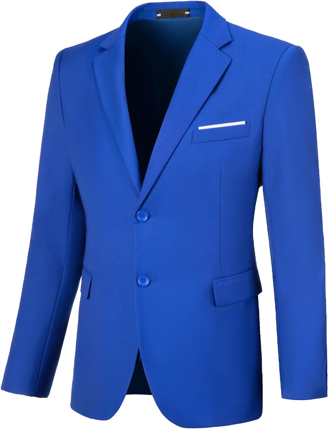 Royal Blue Blazer for Men Casual Slim Fit Suit Jacket